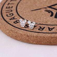 Load image into Gallery viewer, Recommend Cute Exquisite Simlated Pearl Crystal Stud Earring Butterfly Snowflake Star Triangle Crown Shape Earring
