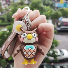 Load image into Gallery viewer, Animal Crossing Silica Gel Keychains Fashion Game Animal Crossing Pendant Keyrings Switch
