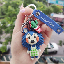 Load image into Gallery viewer, Animal Crossing Silica Gel Keychains Fashion Game Animal Crossing Pendant Keyrings Switch
