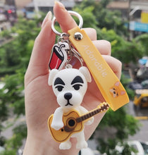 Load image into Gallery viewer, Animal Crossing Silica Gel Keychains Fashion Game Animal Crossing Pendant Keyrings Switch
