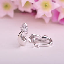 Load image into Gallery viewer, MECHOSEN Luxurious Geometric Stud Earrings AAA Zircon Prong Setting Crystal Orecchini English Lock Copper Brincos Women Bijoux
